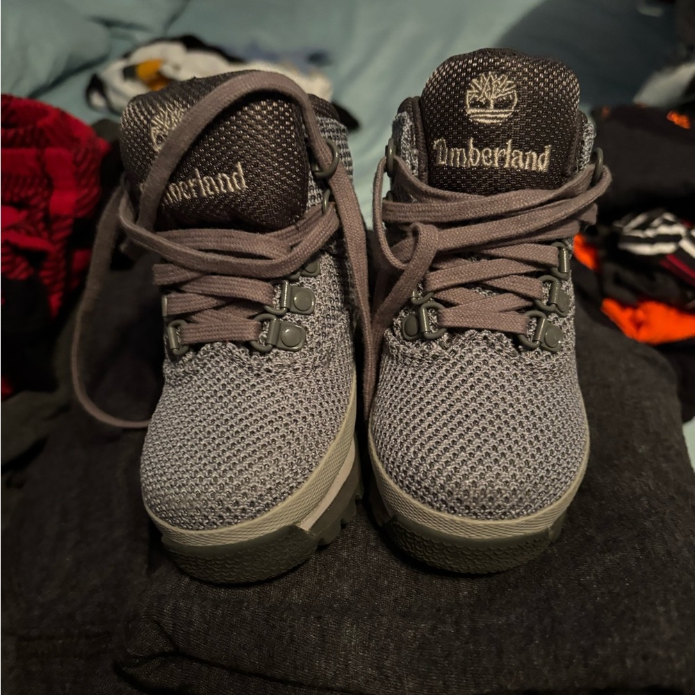 Timberland Dark Gray Knit Footwear